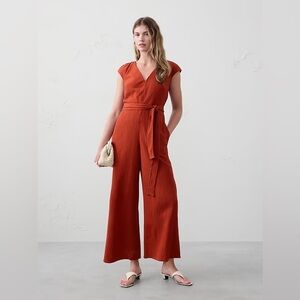Banana Republic Factory Crinkle Jumpsuit
